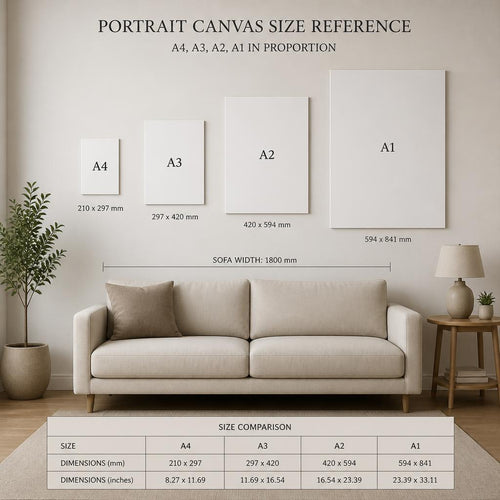 Classic Semi-Glossy Paper Wooden Framed Poster
