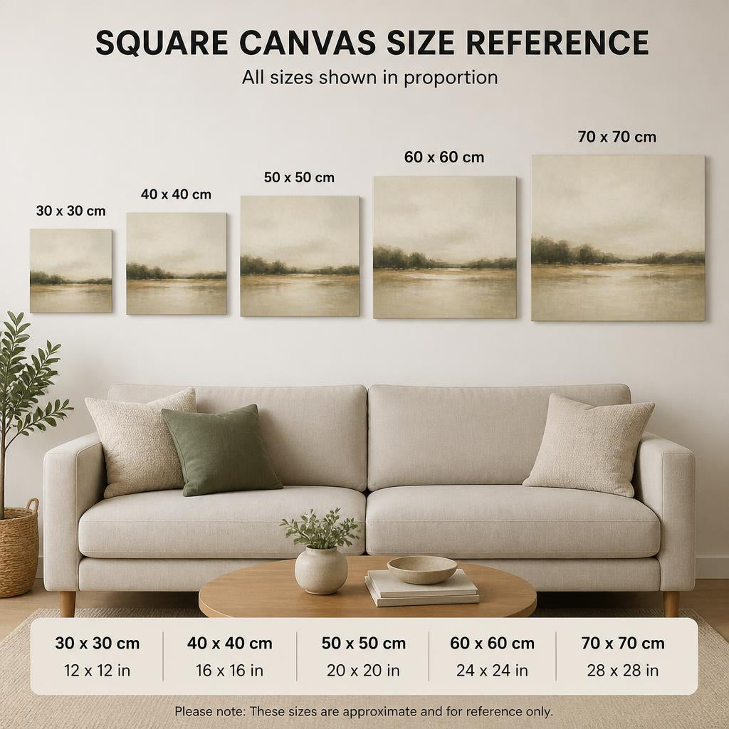 Square size reference